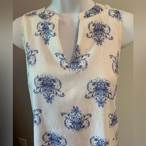 Jones New York linen Blend Tank